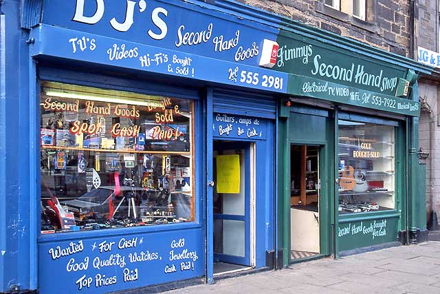 Edinburgh Shops  -  176 + 174 Leith Walk  -  1993