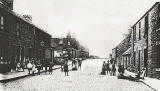 Longstone Road  -  Looking north from beside the Longstone Inn, around the 1920s.