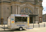 La Creperie snack van parked outside the Usher Hall in Lothian Road