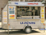 La Creperie snack van parked outside the Usher Hall in Lothian Road