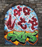 Street Art and Graffiti, Edinburgh, Market Street  -  from 2014