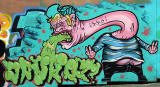 Street Art and Graffiti, New Street, Edinburgh  - August 2012