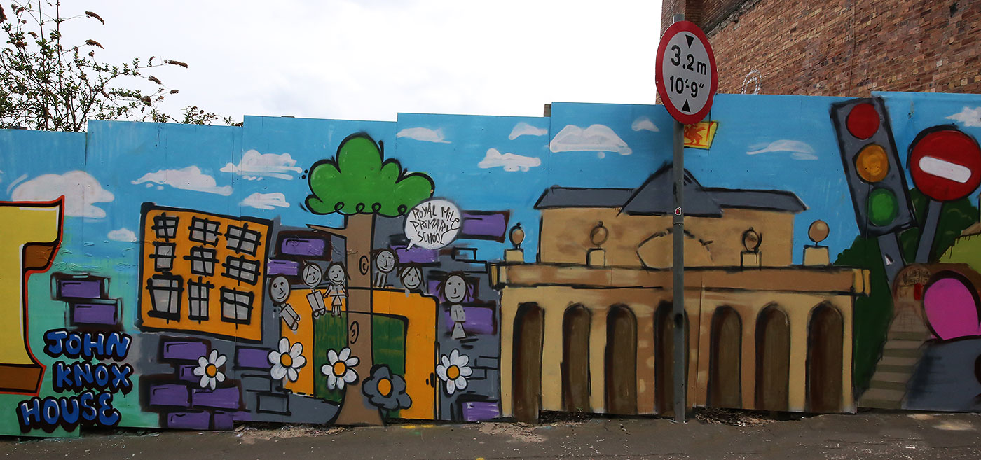 Street Art and Graffiti, New Street, Edinburgh  -  May 2013