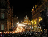 Torchlight Procession to Calton Hill, Edinburgh  -  December 30, 2012