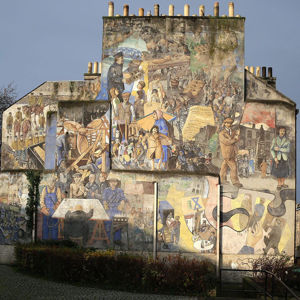 Mural, North Junction Street, Leith,  November 2014
