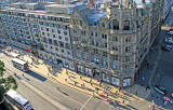 Looking down on Jenners from the Scott Monument  -  Late afternoon shadows in September 2007