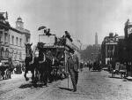Princes Street  -  Looking to the east at Waverley  -  Horse Tram