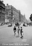 Looking east along Princes Street from the National Galleries- 1936
