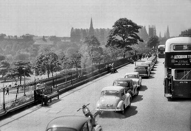 Princes Street, looking west from near the Frederick Street junction  -  1959