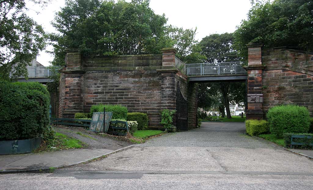 Railway Bridges at the entrance to Seafiele Cemetery