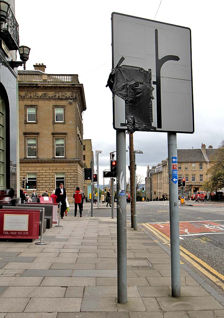 Road Sign at St andrew Square