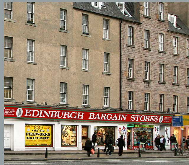 Shops in St Patrick Square, Edinburgh  -  2009