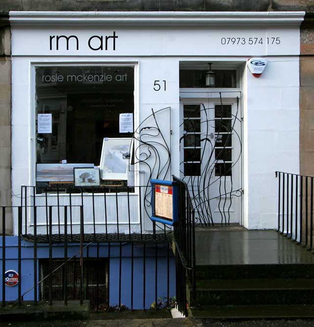 RM Art Shop at 51 St Stephen Street, Stockbridge