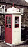 An example of a K1 Mk 234 telephone kiosk  -  photo from the Colne Valley Postal History Museum web site