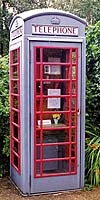 An example of a K6 telephone kiosk  -  photo from the Colne Valley Postal History Museum web site