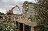Demolition of houses in West Pilton Road