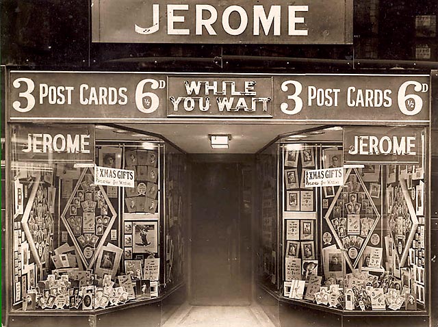 Jerome's Studio  -  Probably Jeromme's first studio in England